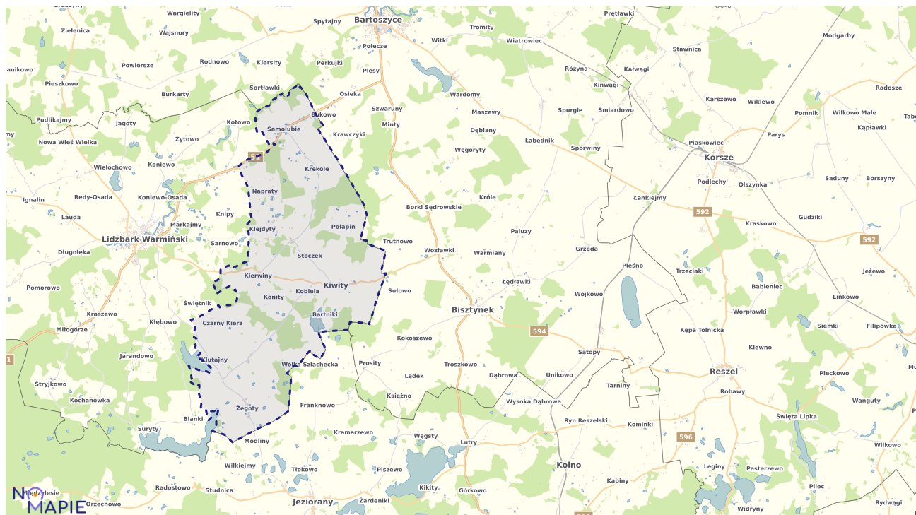Mapa wyborów do sejmu Kiwity